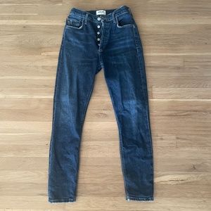 Agolde Nico High Rise Slim Jeans Size 25 *waist taken in a bit*
